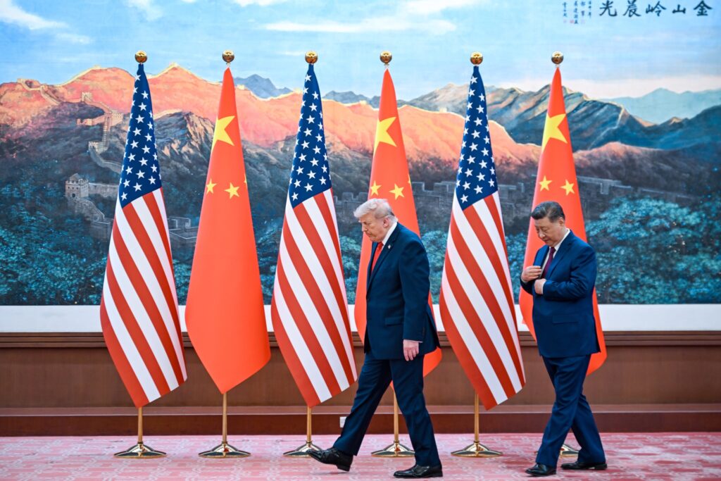 What impact did President Trump's visit to China have on the U.S. economy? trump china 009